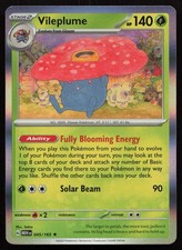 Pokemon Vileplume Holo Scarlatto e Viola 151 045/165 LP