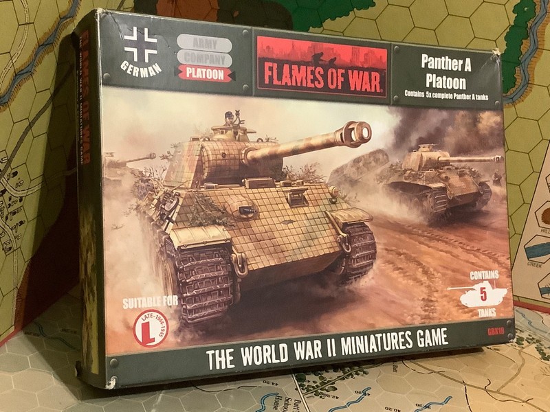 SCULPTED Panther A Platoon 15mm WWII gbx19 German Polish French flames war Resin
