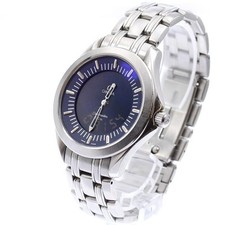 OMEGA SEAMASTER 120 MULTIFUNCTION 2521.81 39mm SS Navy Dial Quartz #C2253