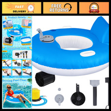 Motorized Pool Float for Adults - Inflatable Water Raft with Remote Control