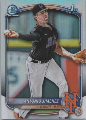 2025 Bowman Draft #BDC-56 Antonio Jimenez Chrome Refractor