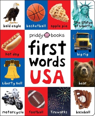 First 100 Words USA: A padded book perfect for little hands to hold - boar...