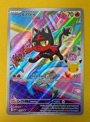 Litten MEP 044 - NM First Partner Illustration Rare Promo 30th Anniversary | eBay Litten MEP 044 - NM First Partner Illustration Rare Promo 30th Anniversary | eBay