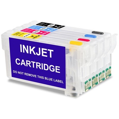 Empty Refillable Ink Cartridges with Chip, with WF-7840 WF-7820 WF-7310 EC-C7...