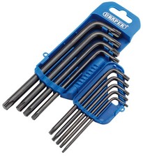 Image of Draper Tx-Star Torx Allen Key Set 7 Piece T10, T15, T20, T25, T27, T30 And T40