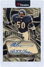 Mike Singletary Chicago Bears Signed 2024 Panini Spectra #IL-MSY 1/1 Card w/Insc