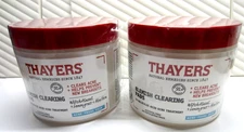 2 Thayers Blemish Clearing Pads 60 Exfoliating Pads in each - Exp 03/2027