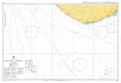 ADMIRALTY 1474 Savai Bet T0 Veraval map Chart Marine Nautical Wallpaper