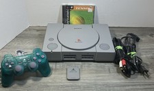 Sony PlayStation 1 PS1 Console System With Controller and Cords Game Tested