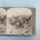 WW1 Military Stereoview C1916 Real Photo Somme France Sausage Valley Obs Post