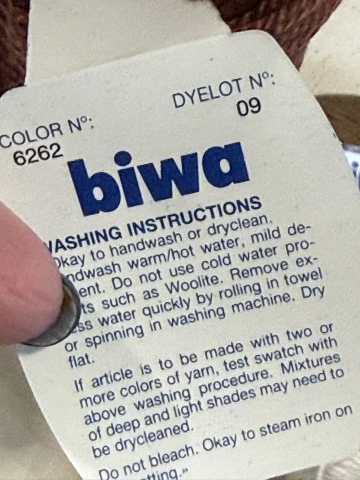 Crystal Palace Yarns 4 Skeins Brown Pearl Cotton Mercerized Color lot 5800 6262 - Image 2 of 4