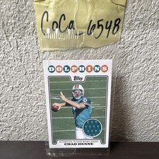 Topps 2008 Bowman Chad Henne Authentic Player-Worn Jersey Miami *SEALED*