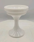 Westmoreland White Milk Glass Fairy Lamp Pedestal Base Only