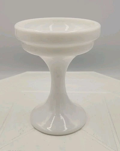 Westmoreland White Milk Glass Fairy Lamp Pedestal Base Only
