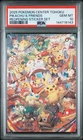 2025 POKEMON CENTER TOHOKU REOPENING STICKER SET PIKACHU & FRIENDS PSA 10