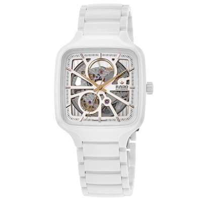 New Rado True Square Automatic Open Heart While Dial Unisex Watch R27073012