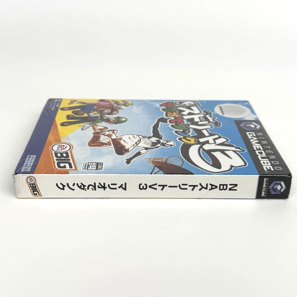 New Sealed NBA Street V3 Mario Nintendo GameCube Japanese - Fast Free Shipping - Image 3 of 4