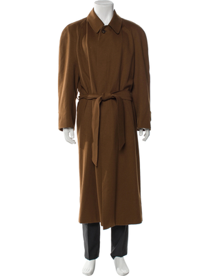 Ermenegildo Zegna Wool Cashmere Trench Coat Mens | eBay
