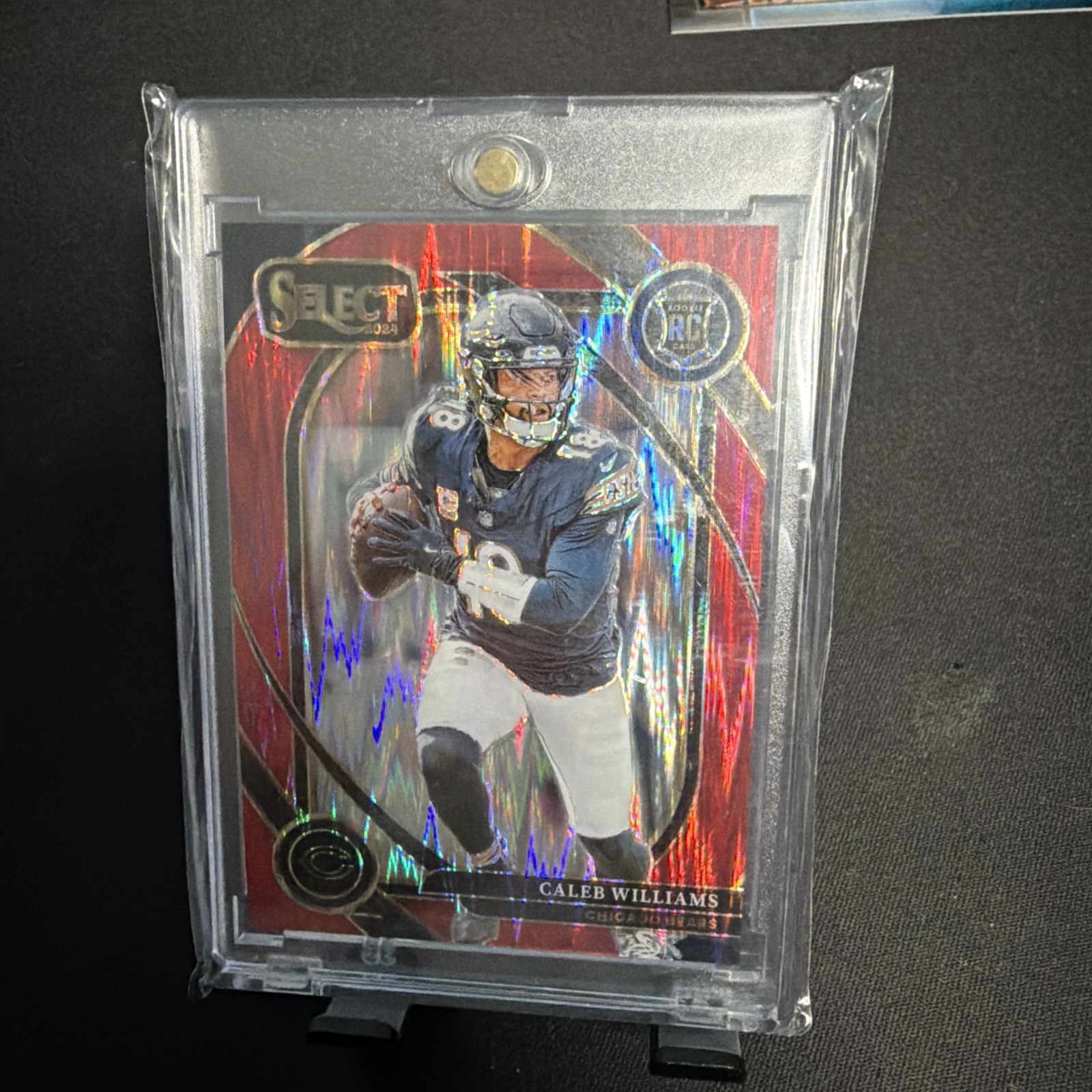 2024 Panini Select - Concourse Caleb Williams #25 Red Shock Prizm /249 (RC)