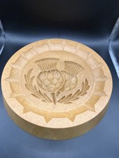 Vintage Thistle Motif Shortbread or  Biscuit Mold.