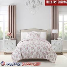 Coquette Floral Pink Comforter Set Twin XL 2 Piece Bedding Soft Microfiber New
