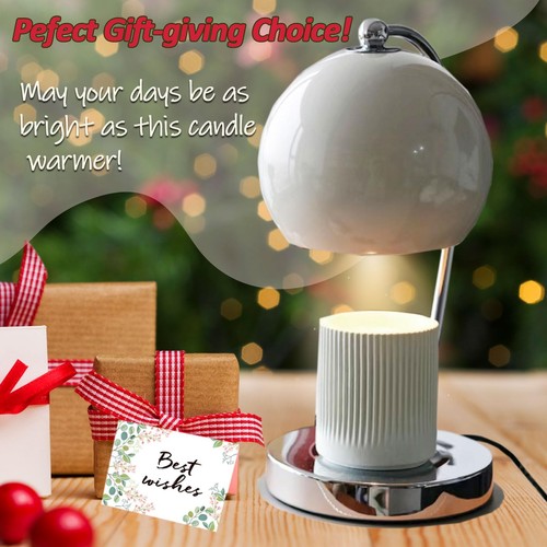 Modern Candle Warmer Lamp, Wide Base Candle Warming Lamp with Timer and Dimme... - Picture 3 of 8