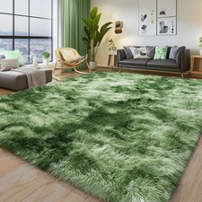 Fluffy Area Rugs 8x10 Soft Non-Slip Tie-Dyed Carpet for Living  Bedroom Floor