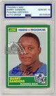 Barry Sanders 1989 Score Autograph Rookie Card #257 PSA/DNA 10 (New Label)