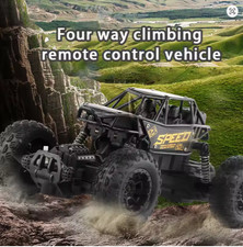 High-Speed RC Off-Road Vehicle 4WD Alloy Electric Climbing Car Toy