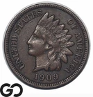 1909 Indian Head Cent Penny