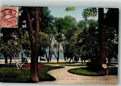 38239396 - Madrid Parque del Retiro Marke bildseitig Stadt Madrid 1905