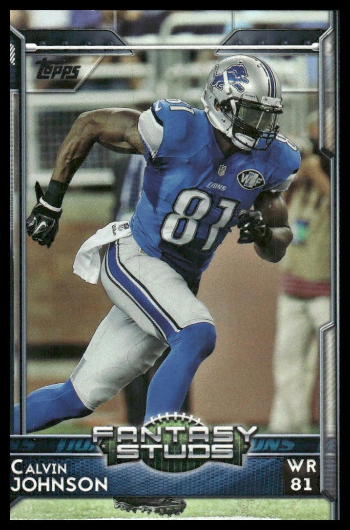 Calvin Johnson 2015 Topps #315 Detroit Lions
