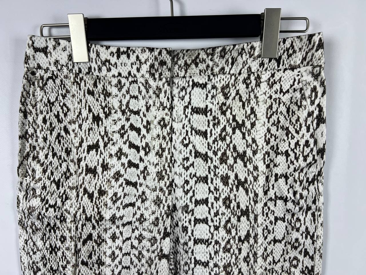 MAX MARA Women's Straight Cropped Python Print Pa… - image 2