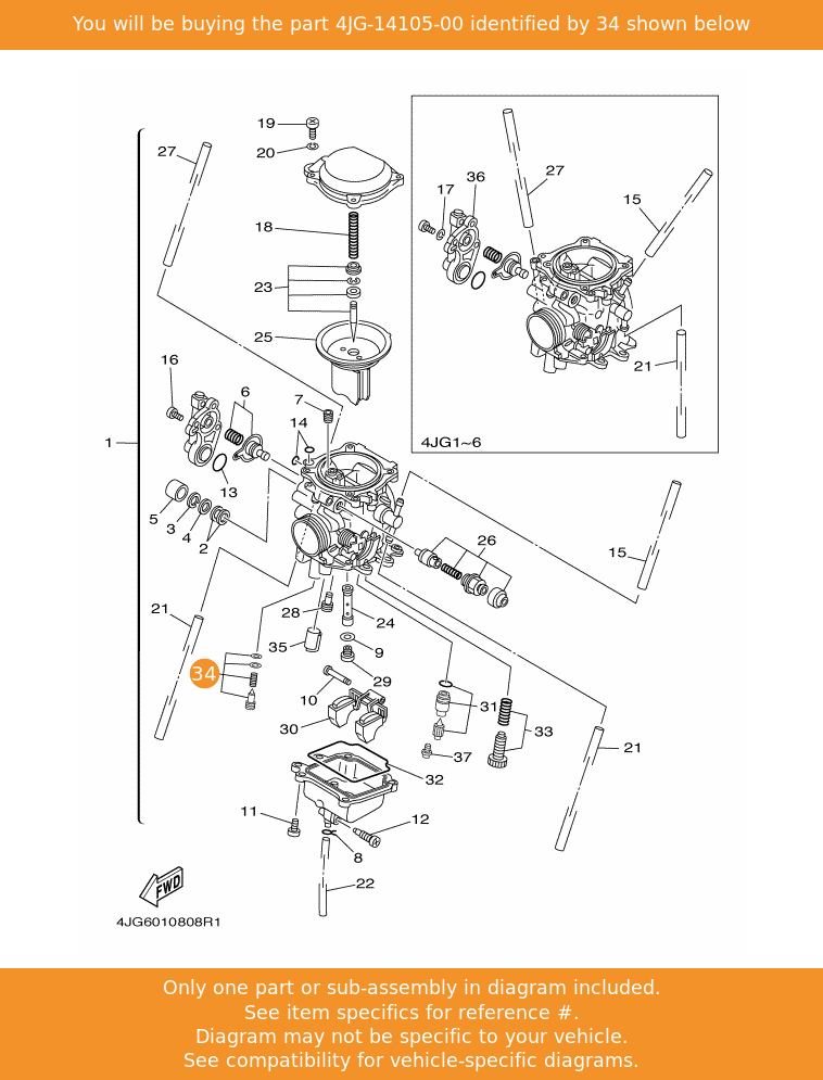 YAMAHA Pilot Screw Set, 4JG1410500 OEM XT225 eBay