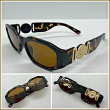 Men CLASSIC HIP HOP RAPPER Style SUNGLASSES Exotic Tortoise Frame Gold Medallion