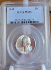 1945 Washington Quarter PCGS MS-65