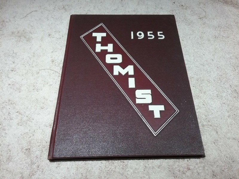 VINTAGE 1955 AQUINAS COLLEGE YEARBOOK - THOMIST - GRAND RAPIDS MICHIGAN