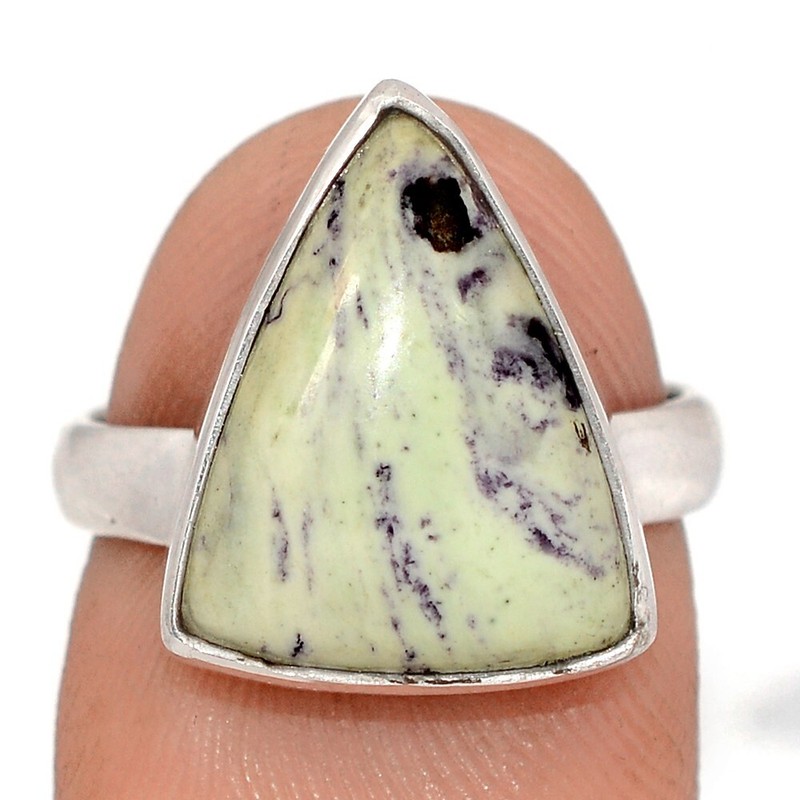 Natural Kammererite - Finland 925 Sterling Silver Ring Jewelry s.6 CR67672
