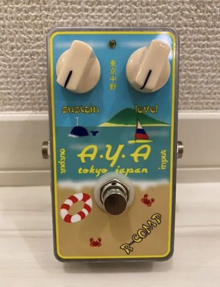 A.Y.A TOKYO JAPAN R-COMP Used Compressor Guitar Effect Pedal Low noise,  compact,