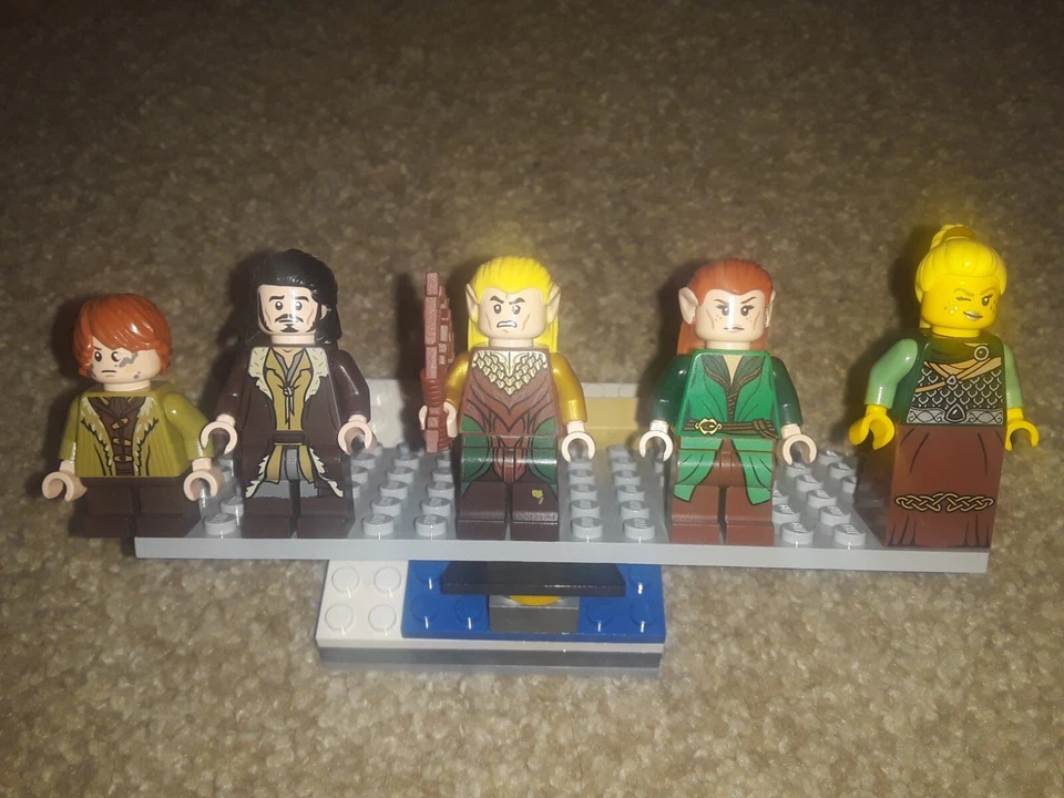 Lego The Hobbit And Lord Of The Rings Elf Legolas Turiel Bard Minifigure Lot - Image 3 of 3