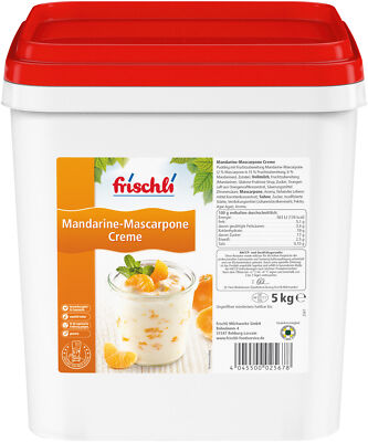 Frischli Mandarine-Mascarpone Creme ein einzigartiges Dessert-Highlight 5000g