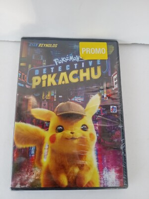 Pokémon Detective Pikachu DVD 2019 Warner Bros New Sealed Ryan Reynolds