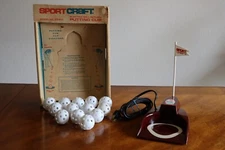 Vtg 1968 Sportcraft Electric Ball Return Putting Cup + Balls USA VIDEO Tested