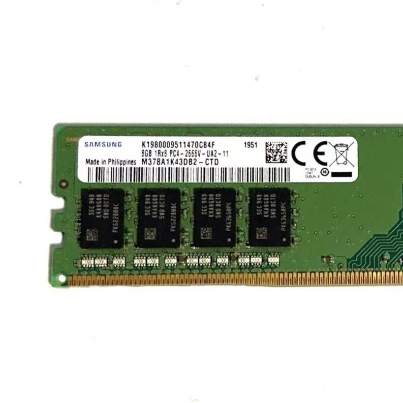 16GB (2X 8GB ) Samsung DDR4 2666MHz PC4-21300 UDIMM Memory RAM M378A1K43DB2-CTD - Image 3 of 4