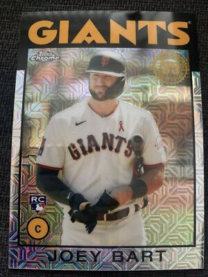 Joey Bart 2021 Topps Series 1 Silver Pack #86C-91 1986 Style Chrome Rookie RC