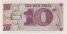 (N27-1) 1972 Great Britain 10p Military money UNC (A)