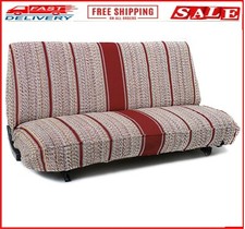 Saddle Blanket Truck Bench Seat Cover Fits Chevrolet Dodge Ford Trucks Burgundy