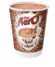 40 NESCAFE & AND GO 2 GO NESTLE AERO HOT CHOCOLATE FOIL SEALED  IN CUP DRINKS