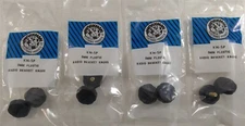 Lot of 4 Bags Workman KN-5P CB Radio OEM Plastic BLACK 5mm Thread Knobs