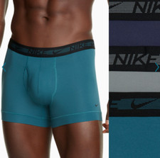 NEW Men's Nike 3-pack Flex Micro Trunks 4" Navy, Jade, Gray, XLARGE 40-42